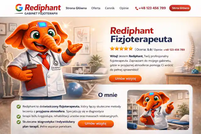 Strona www dla fizjoterapeuty